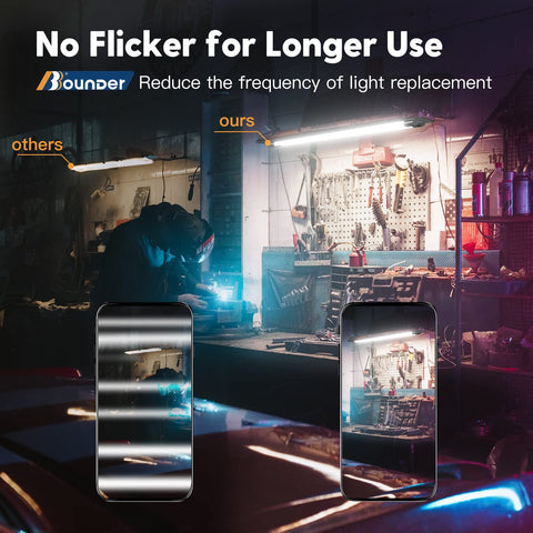 BBOUNDER 5000K daylight brightness enhances visibility for detailed tasks