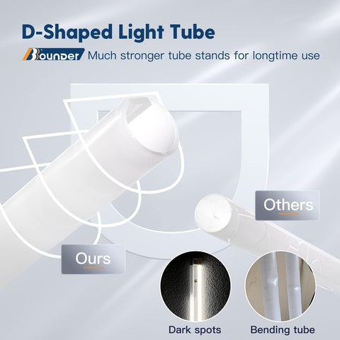 Bbounder 6500K cool daylight LED light for bright task visibility
