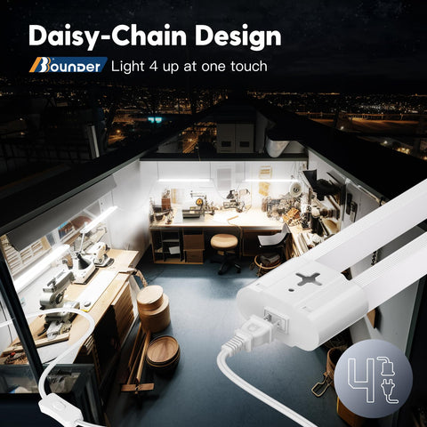 BBOUNDER energy-efficient design saves power in large workspaces.