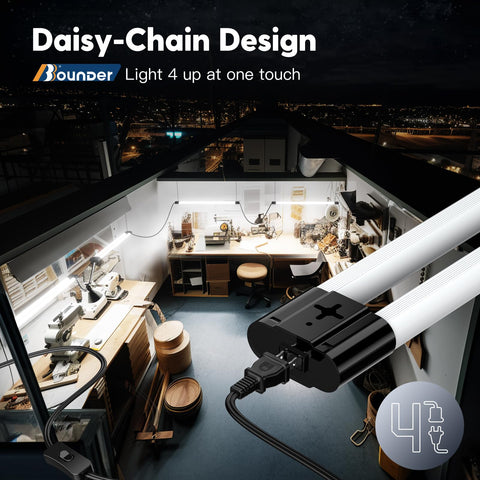 bbounder garage utility light ideal for workshop, basement, and shed tasks.