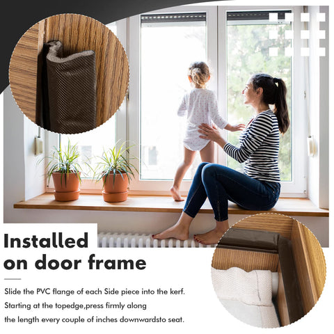BBTO soundproof door strip image emphasizes quieter rooms