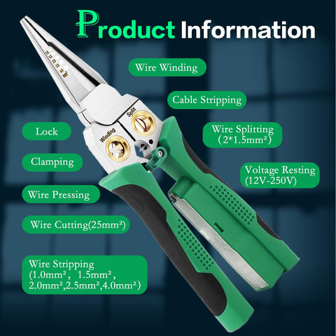 BCJCLTS ergonomic green handle for comfortable grip