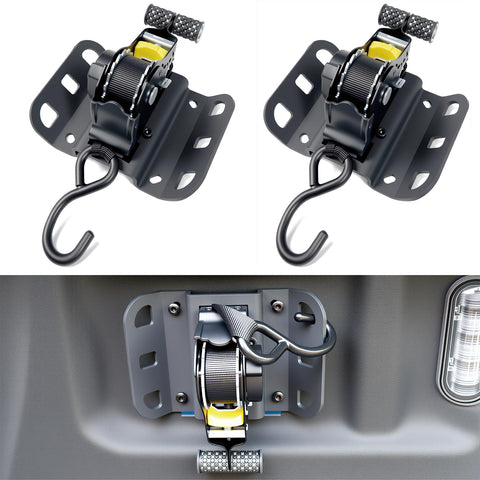 BCJCLTS retractable ratchet strap for F-150 fit with secure mounting
