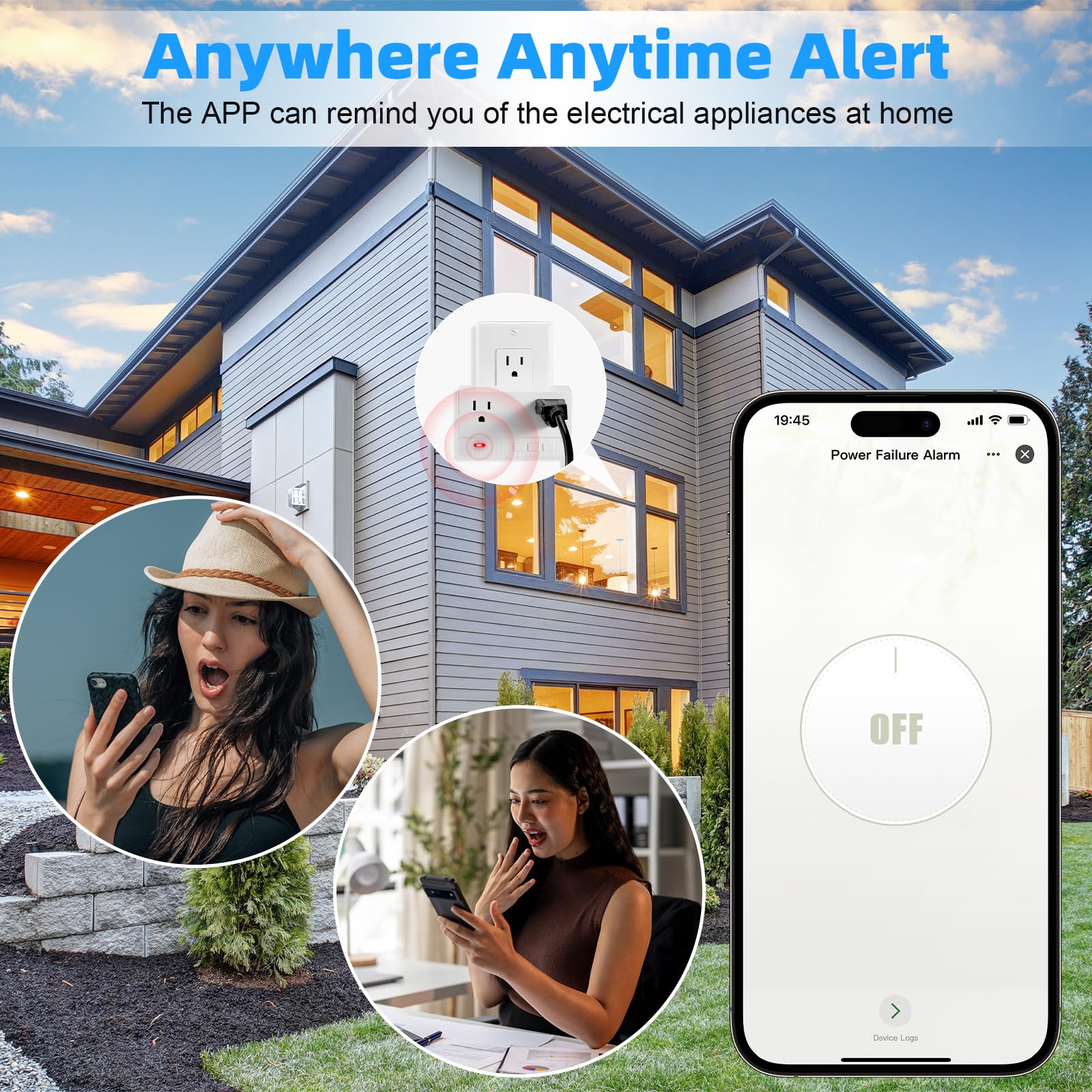 BCY hohipi 110dB siren for audible power loss alerts