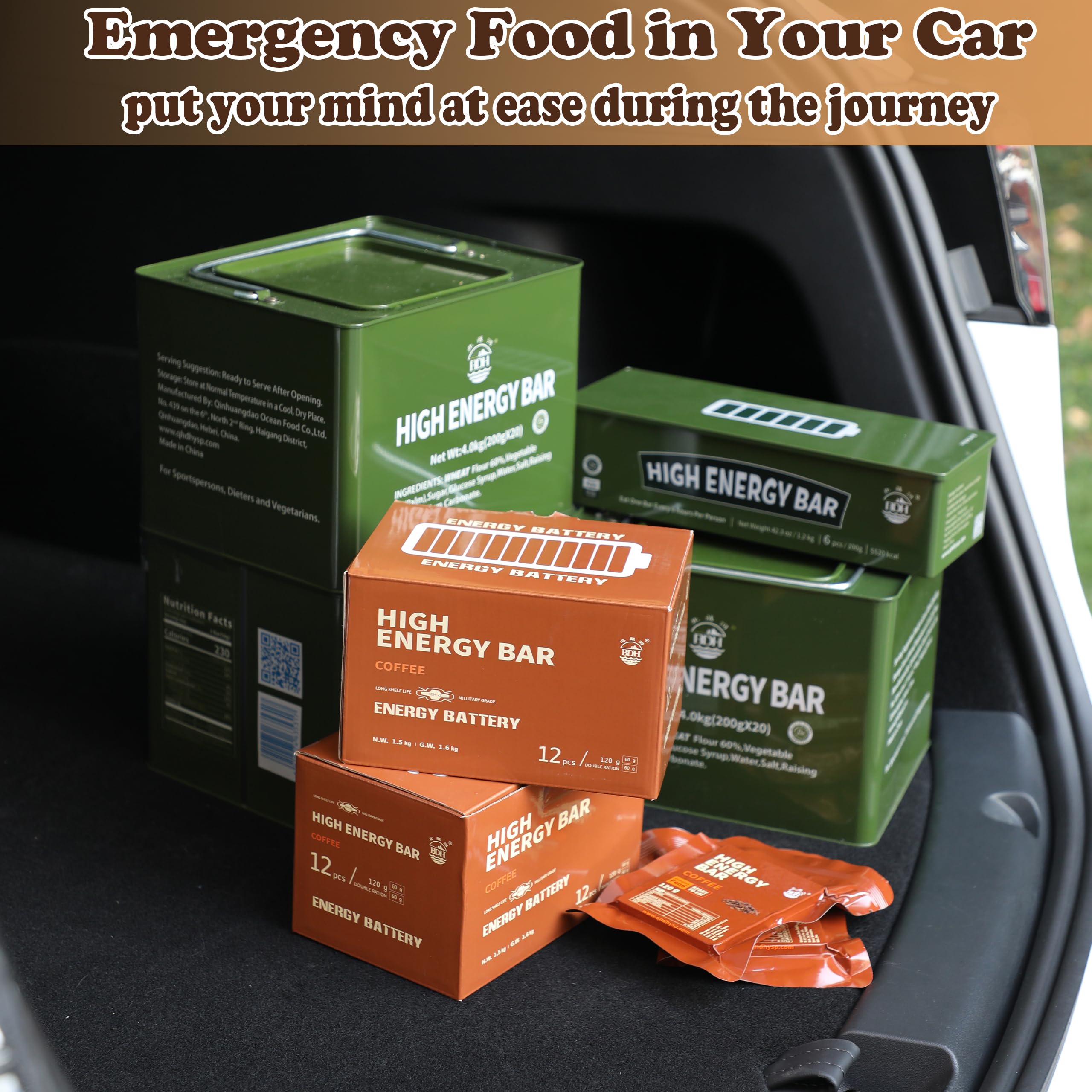 BDH Emergency Bars durable packaging suited to outdoor use.