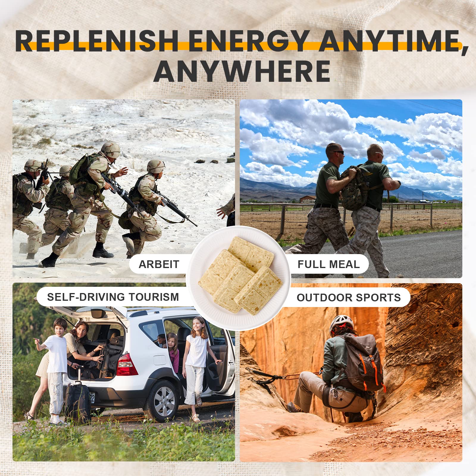 BDH emergency bars peanut pack stored for disaster preparedness