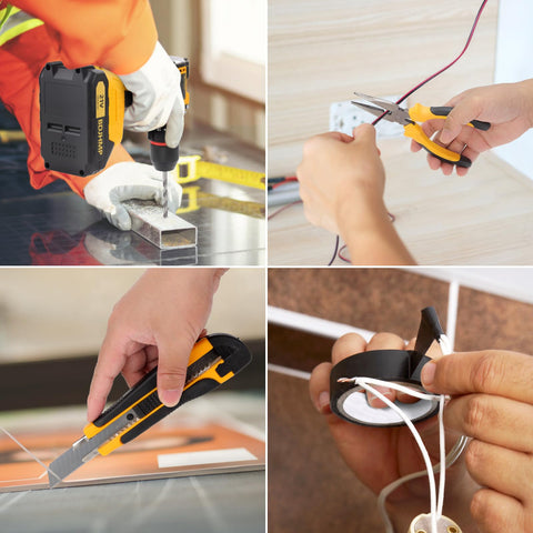 BDJHMP tool set keeps projects organized in a sturdy toolbox.