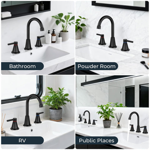 BDJM pop-up drain includes built-in filter screen to help prevent clogs.