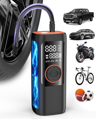 BDO 2025 Tire Inflator display shows current and target pressure for precise inflation.