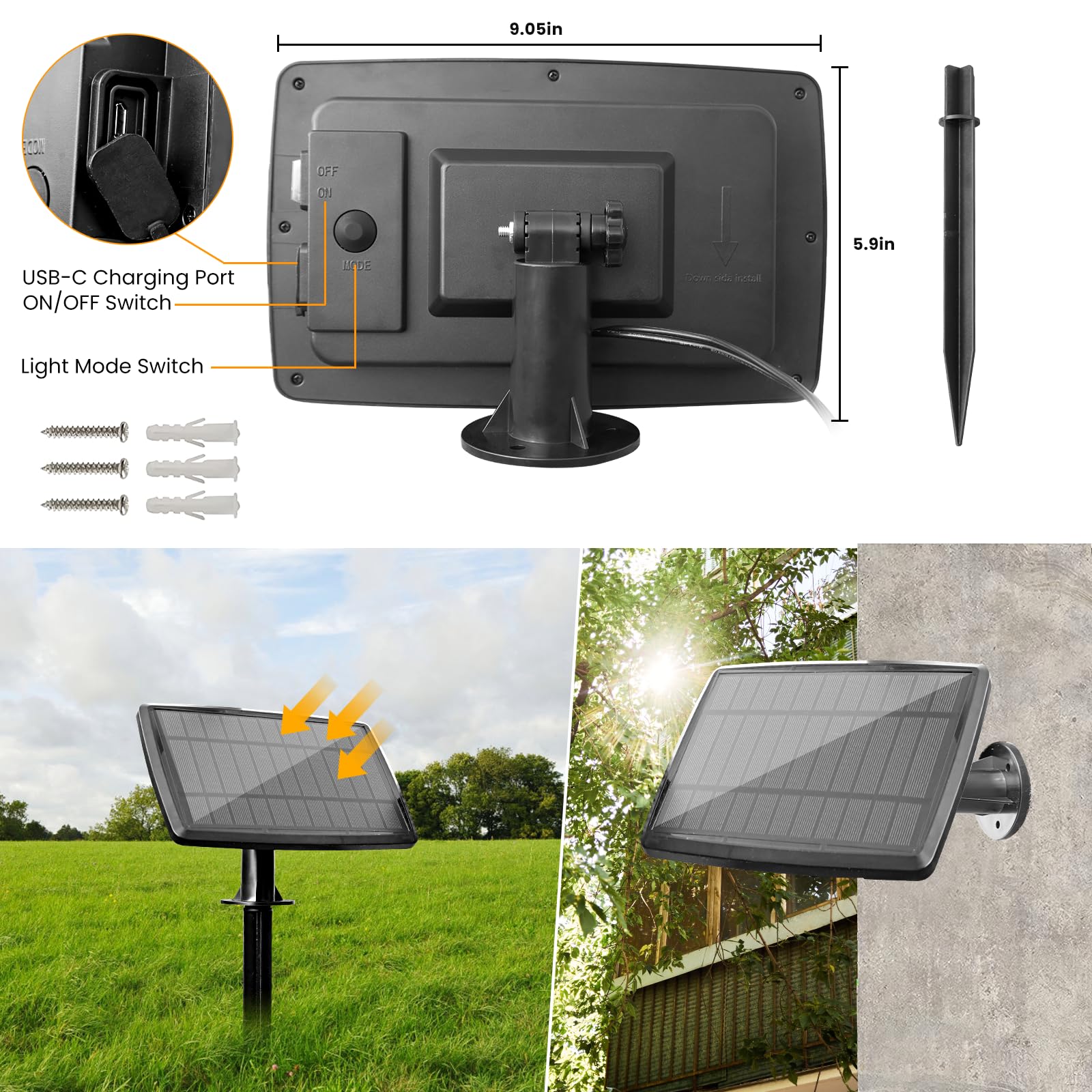 Bdrofn backyard decor lighting ideal for barbecues, parties, and weddings.