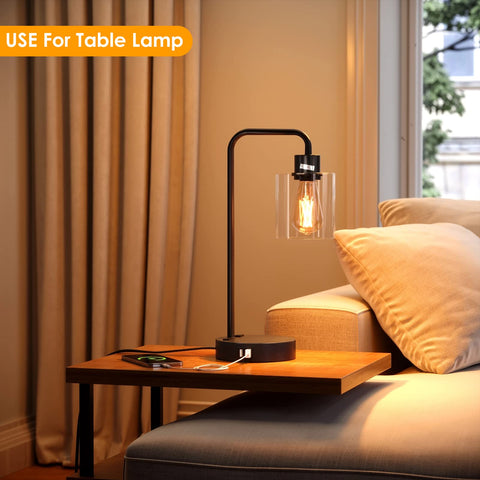 Bdrofn cylinder glass shade with E26 fitment highlighting easy compatibility