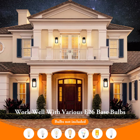 Bdrofn waterproof heavy-duty porch light withstands rain and harsh weather.
