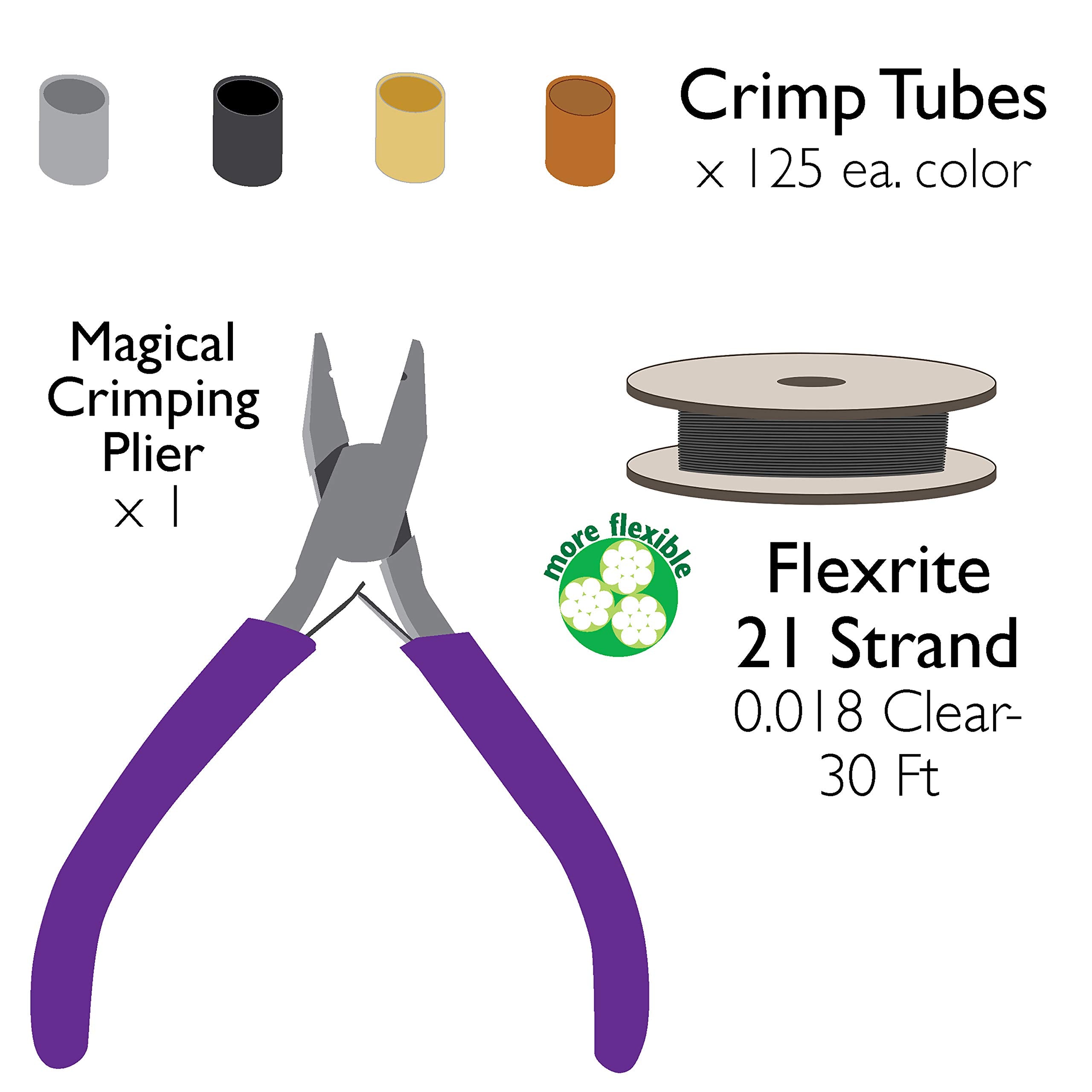 Beautiful Beadsmith wire jewelry designs showcased with this kit