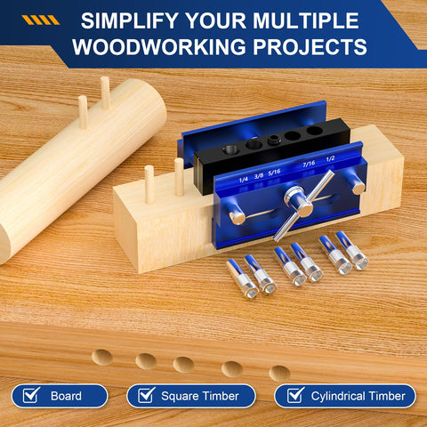 Beaiguna dowel jig kit includes instruction manual for easy setup