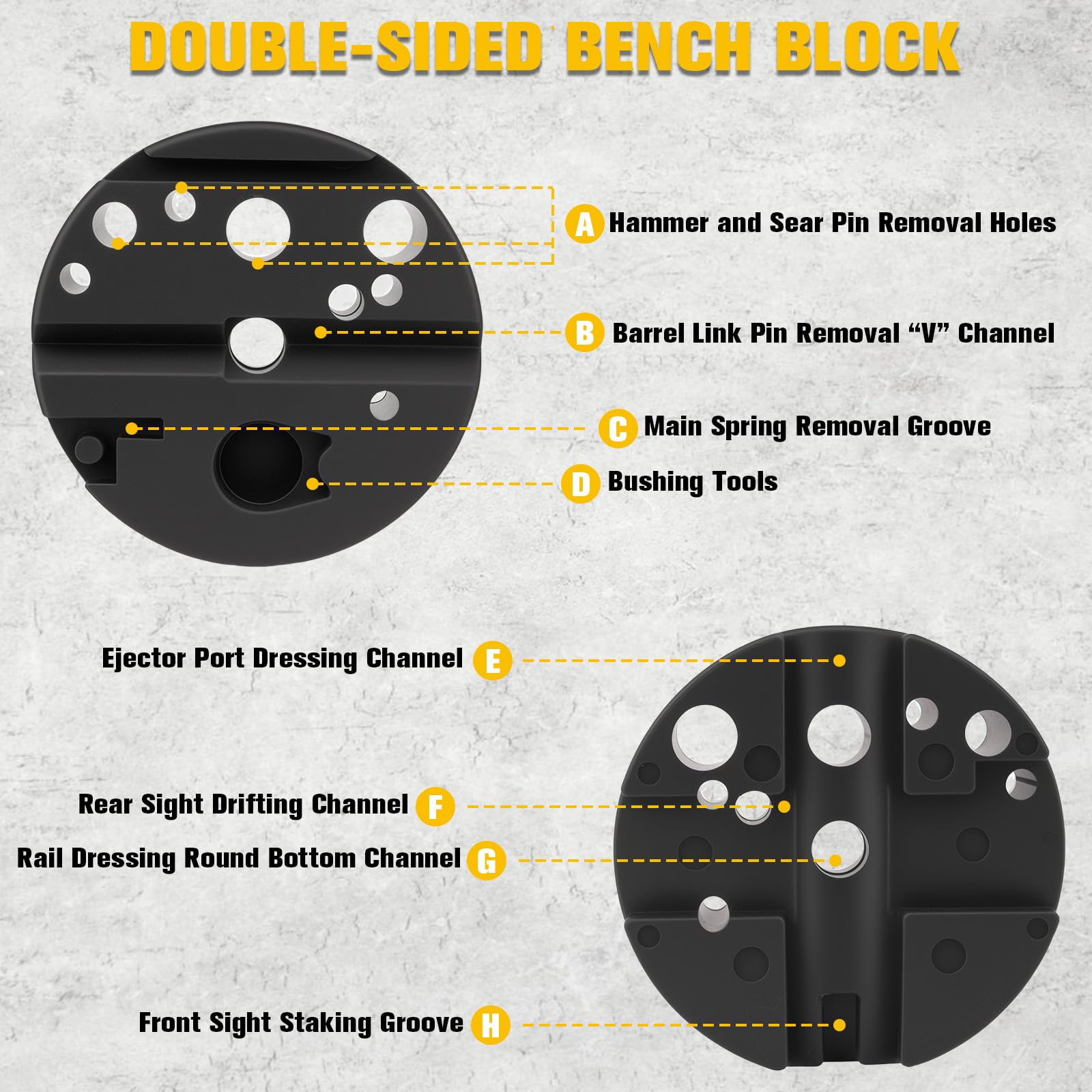 Beaiguna roll-pin punches and starter punches for precise alignment.