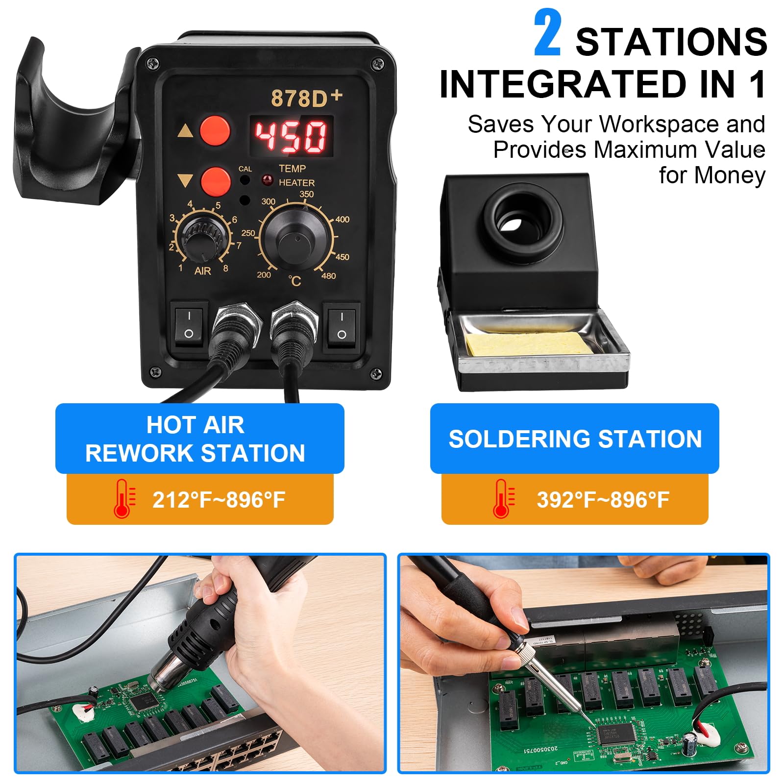 Beaiguna soldering iron tips set offering versatility for a range of components.