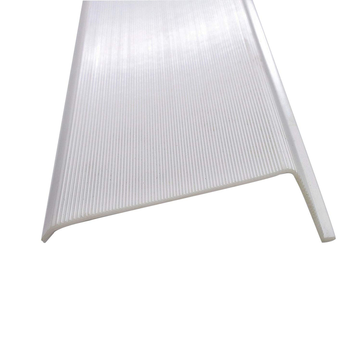 Beam Lighting under cabinet diffuser in white ribbed acrylic for even kitchen lighting.