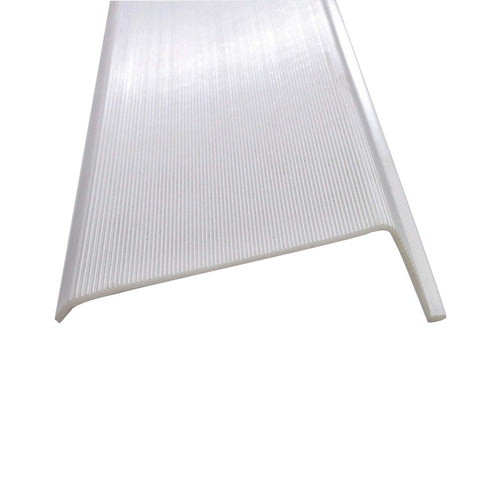 Beam Lighting under cabinet diffuser in white ribbed acrylic for even kitchen lighting.