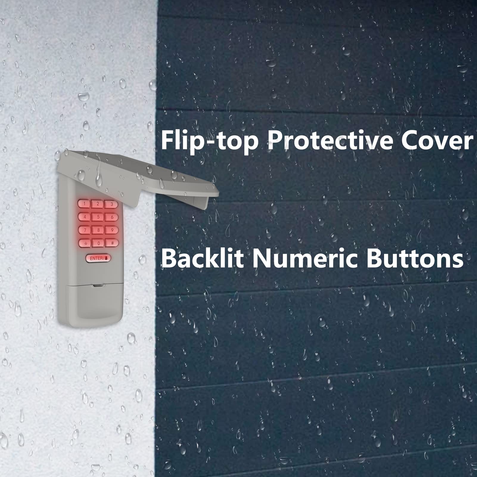 BeanKOneal keypad four-digit PIN programming for flexible access.