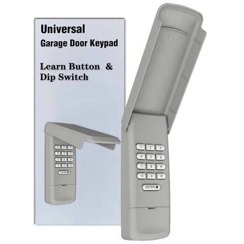 BeanKOneal universal garage door keypad backlit keys for easy nighttime entry.