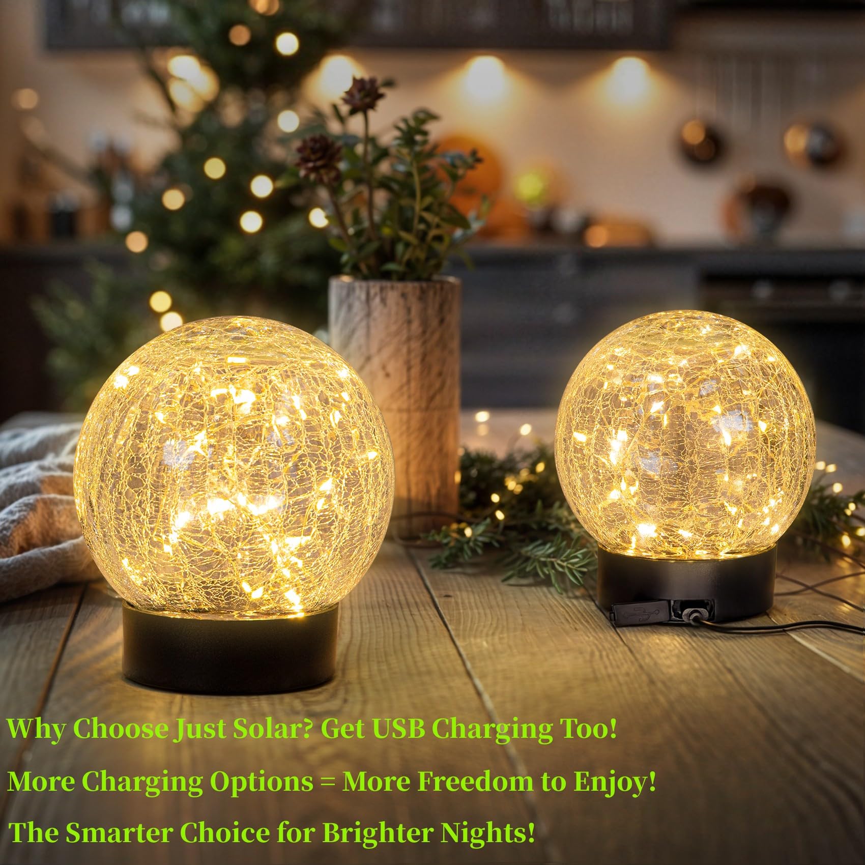 Beautyard crackle glass globe adds romantic ambience to patios