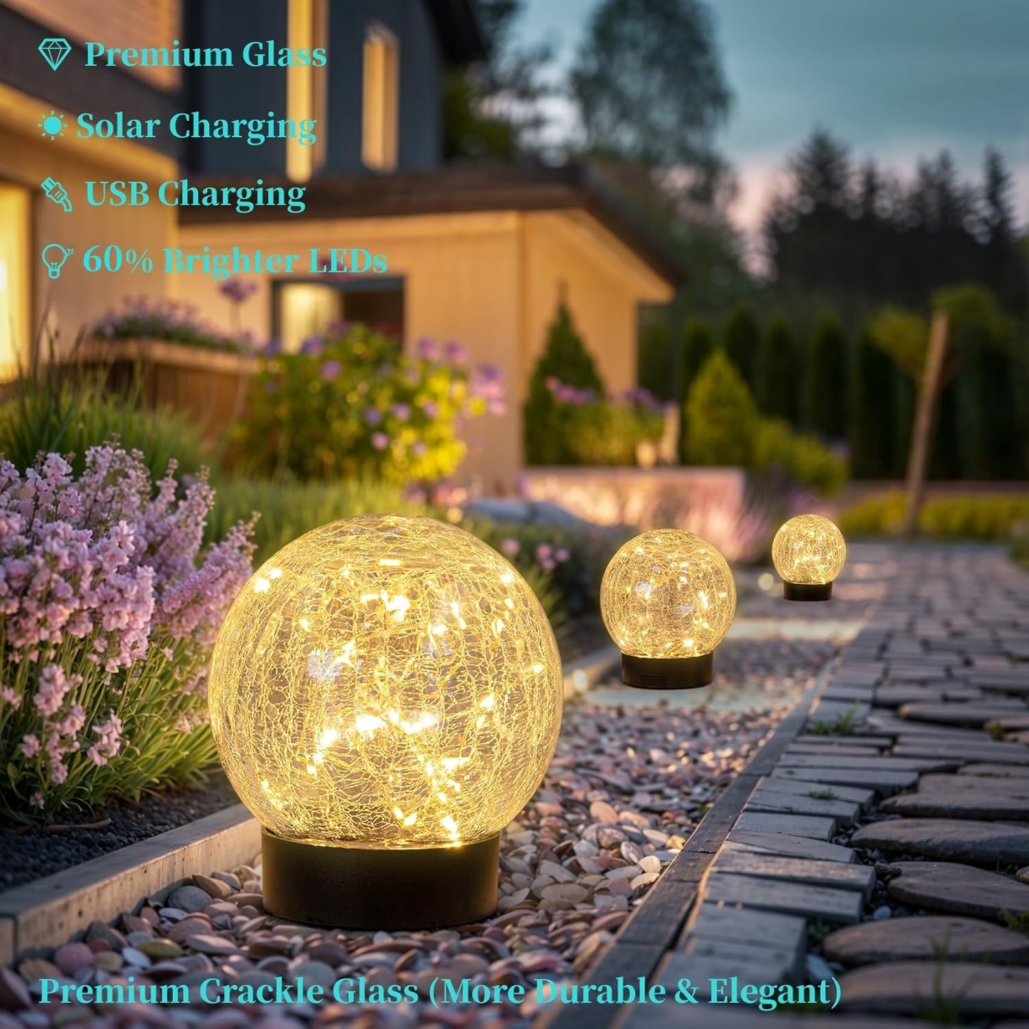 Beautyard IP65 waterproof globe light ready for any weather
