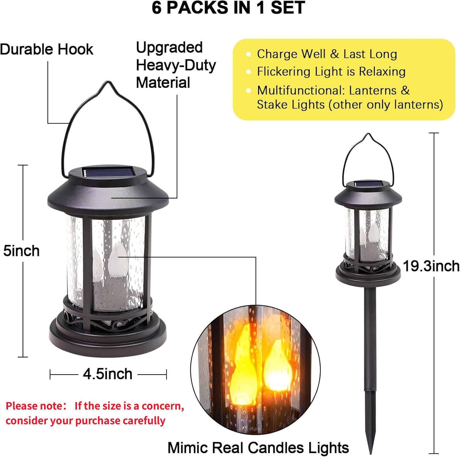 Beautyard lantern stake installation for easy wiring-free garden setup at sunlight