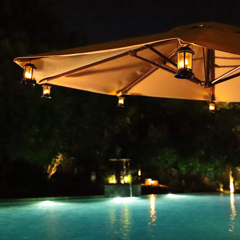 Beautyard construction uses durable polysilicon and ABS for long-lasting outdoor décor