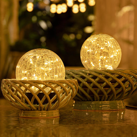 Beautyard portable globe light suitable for table or ground placement