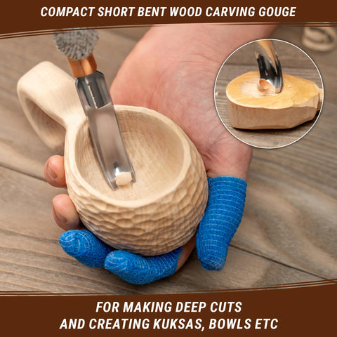 BeaverCraft wood carving closeup highlights durable edge for detail.
