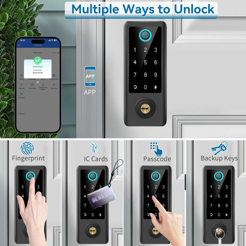 BEBASIA electronic touchscreen keypad for convenient passcodes