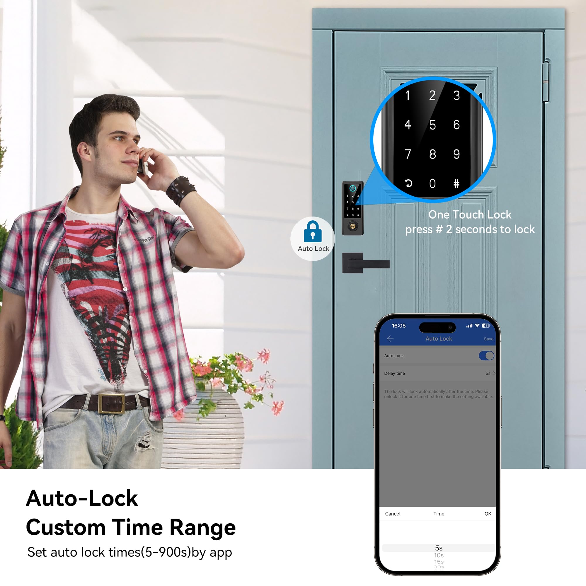 BEBASIA privacy and auto-lock modes enhance daily security