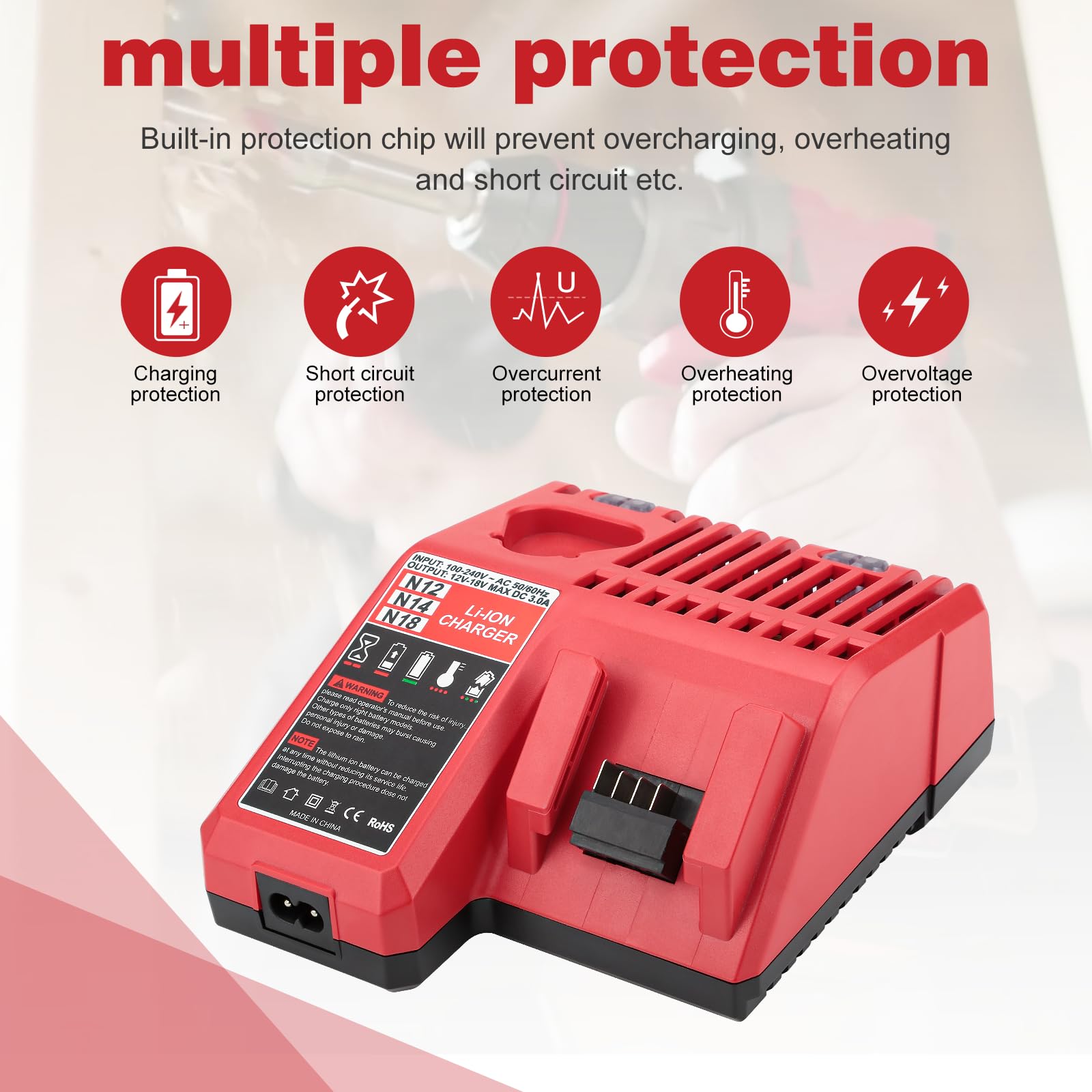BECDXPal compact rapid charger designed for workshop use