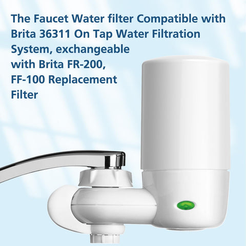 Beckacher Brita-compatible filter for 36311/36313 models enables quick water filtration.