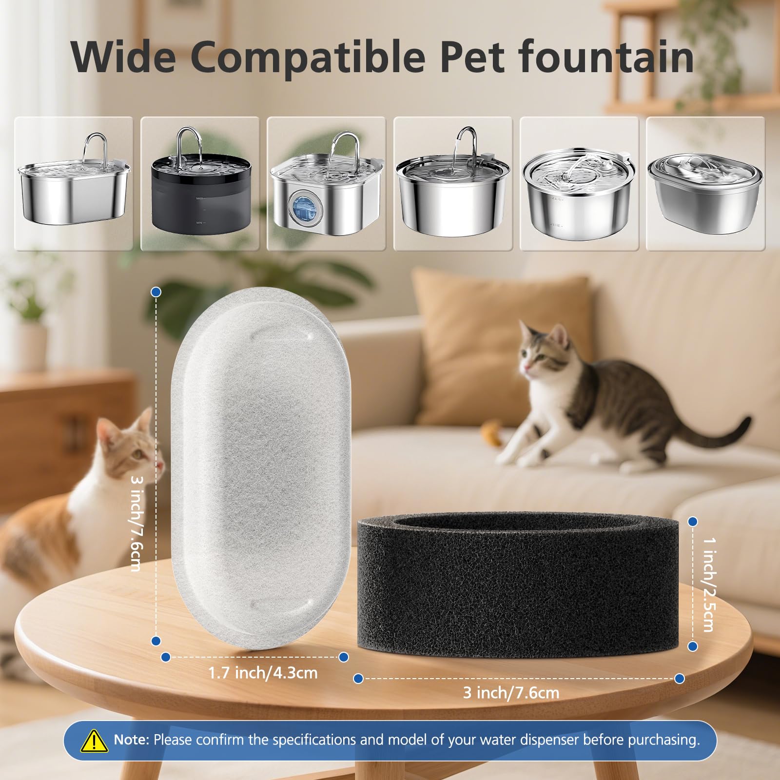 Beckacher compatibility with 108-3.2L and 67oz-2L dispensers for easy replacement.