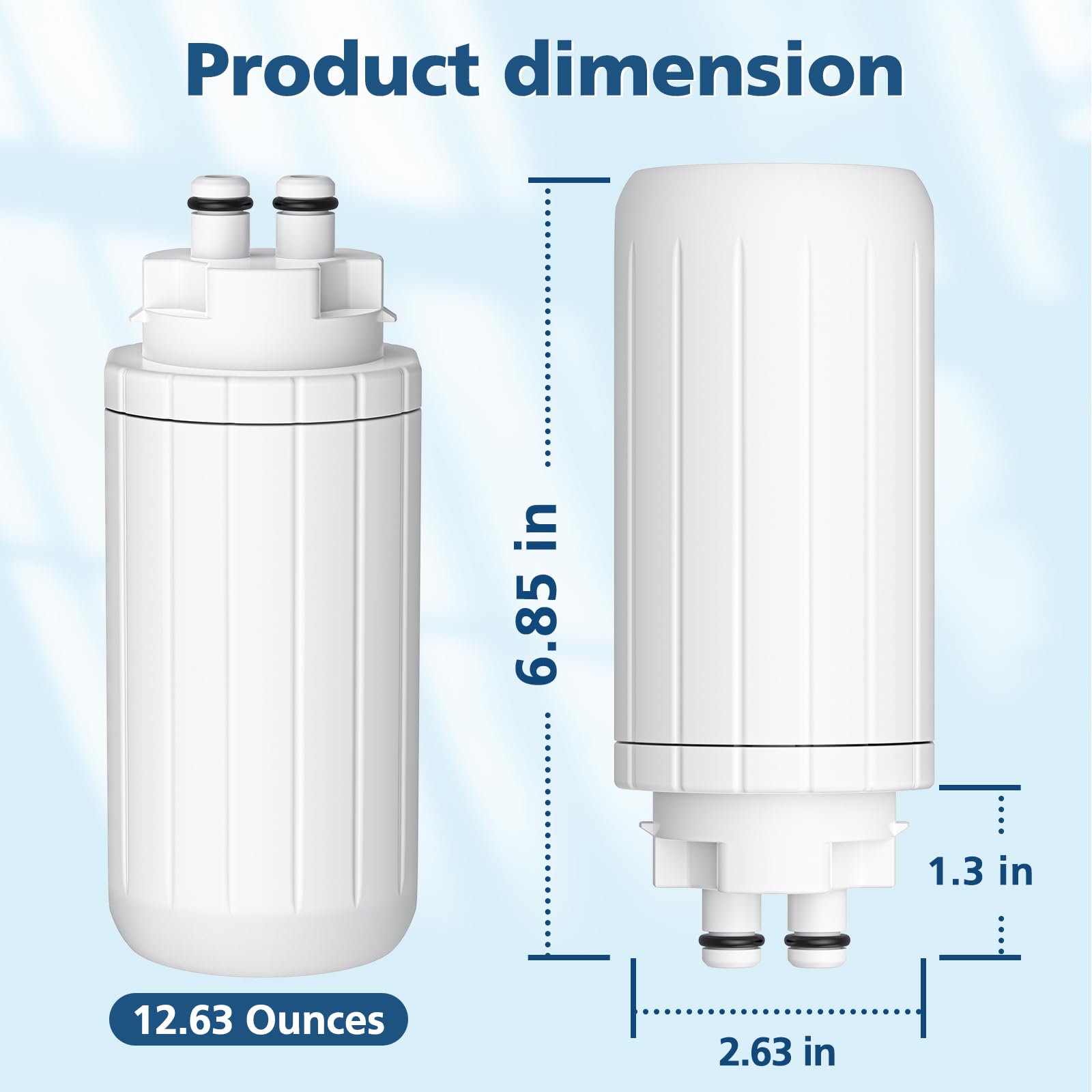 Beckacher CTO1-compatible filter helps reduce impurities for cleaner beverage water.