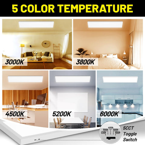 BeckTour ultra-thin LED panel design provides a sleek ceiling look.