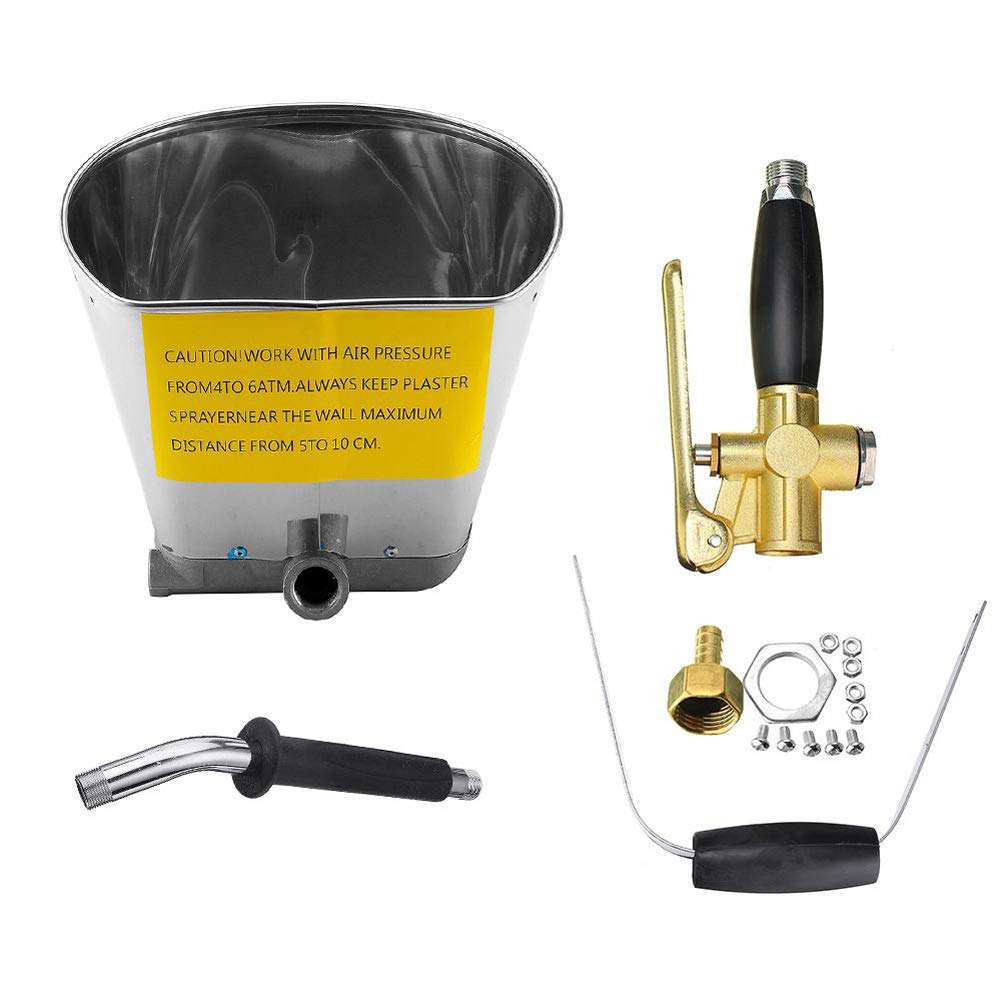 Beduan compact mortar plaster sprayer grip handle enables easy one-handed operation.