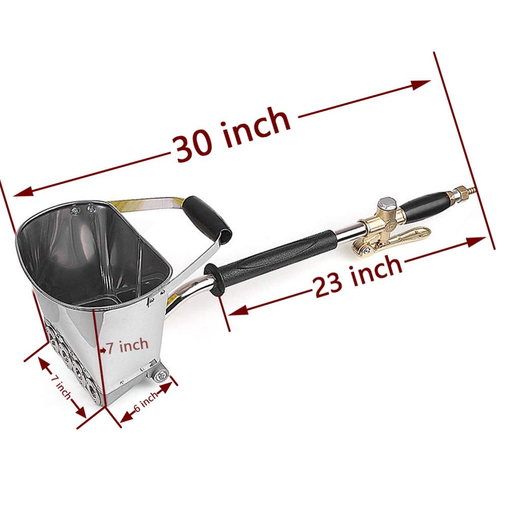 Beduan stainless steel stucco sprayer nozzle set delivers durable, consistent plaster spraying.