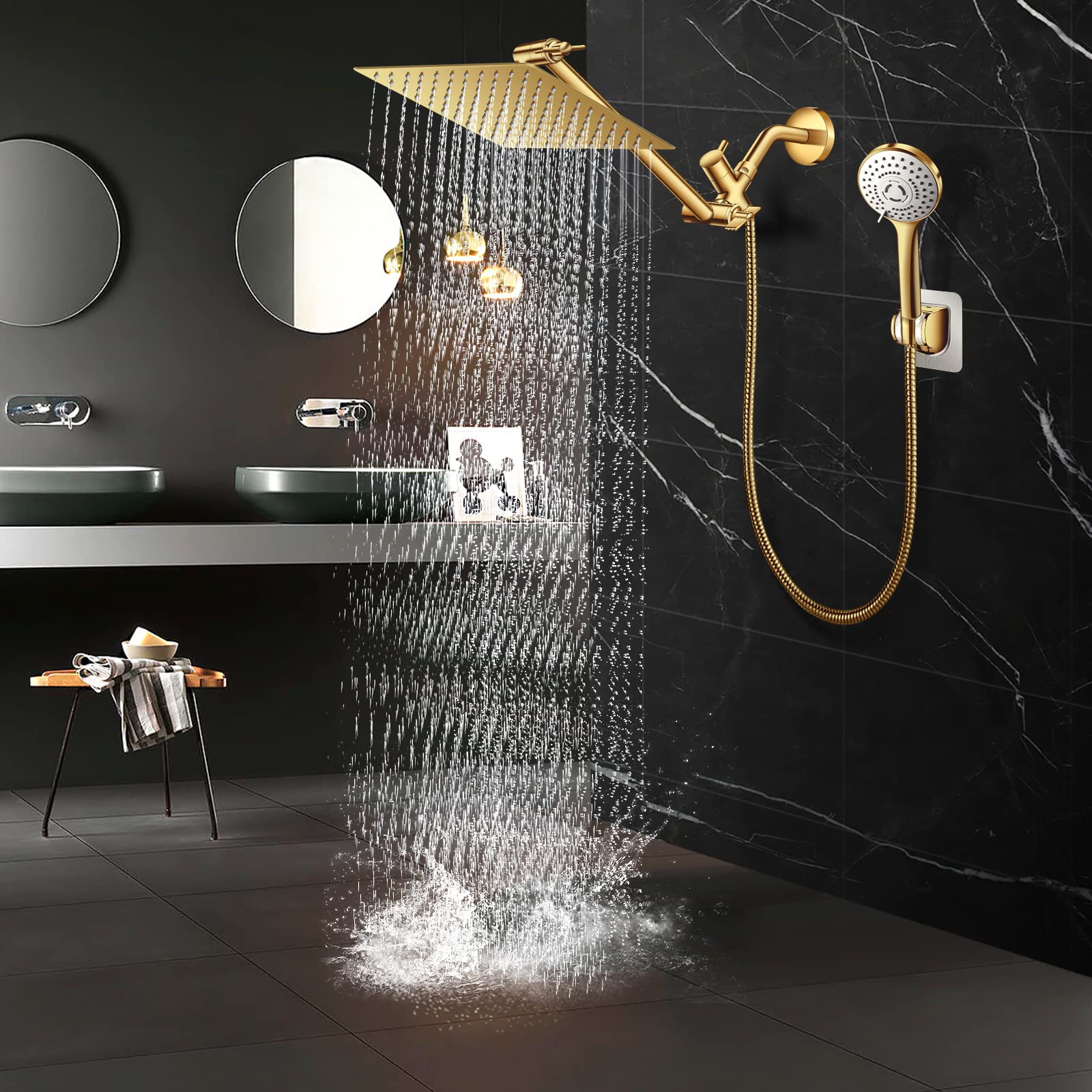 Beekim gold installation is tool-free for quick, hassle-free setup