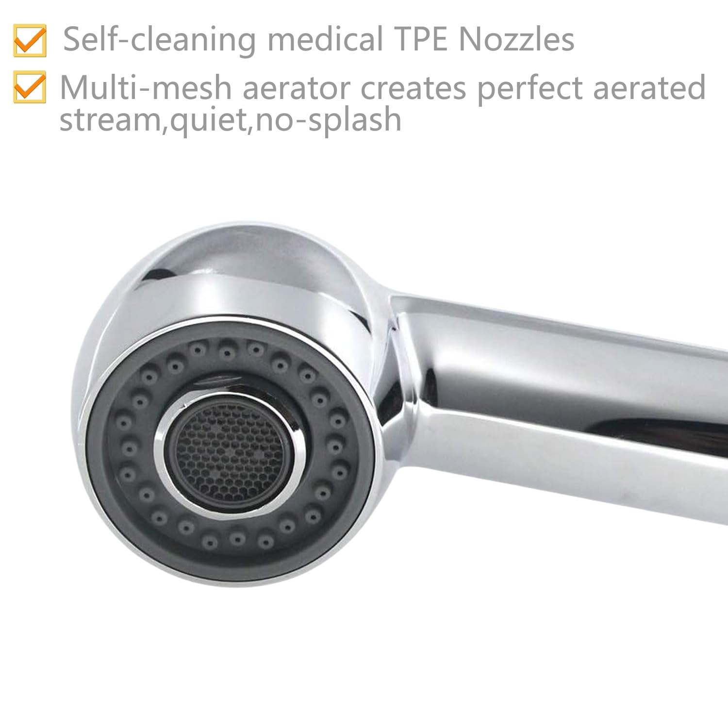 Beelee easy-install sprayer head upgrades your faucet without tools.
