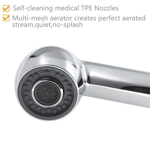 Beelee easy-install sprayer head upgrades your faucet without tools.