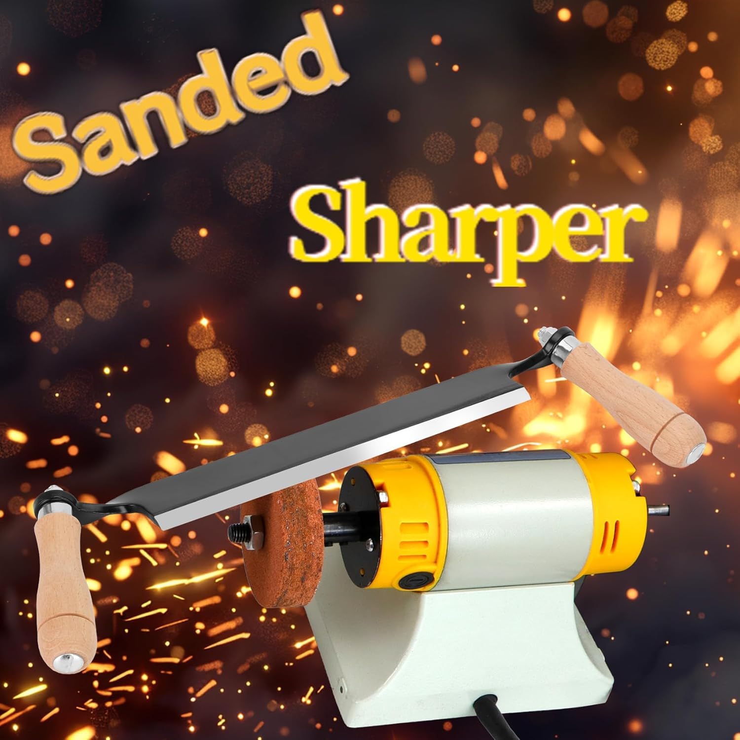 Beendou draw knife producing thin shavings for smooth surface prep