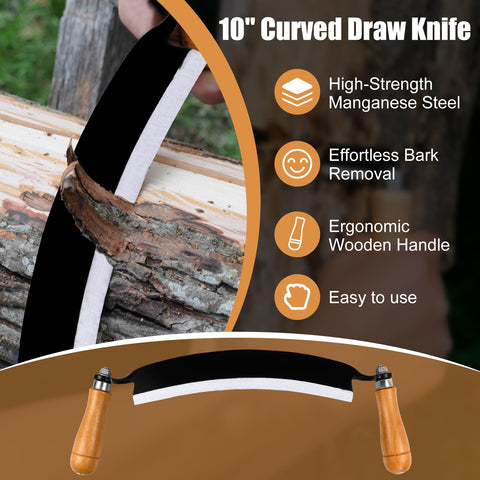 Beendou ergonomic wood handle ensures firm grip and steady pulling.