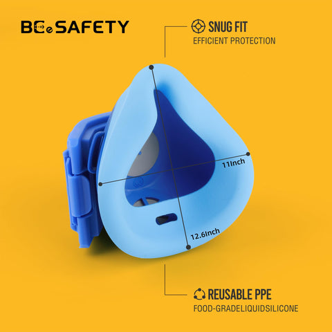 BEESAFETY six cotton filter pads ready for dust protection