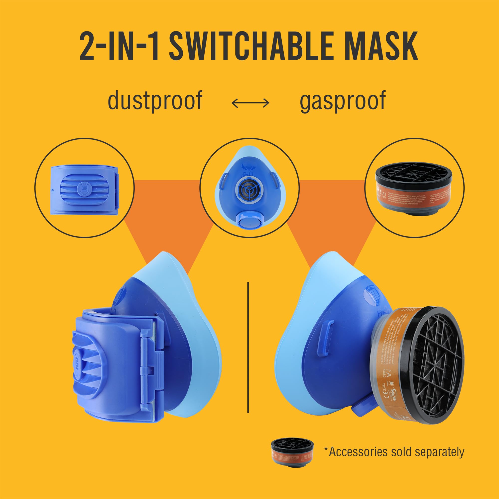 BEESAFETY mask in a painting workshop setup for painting use case