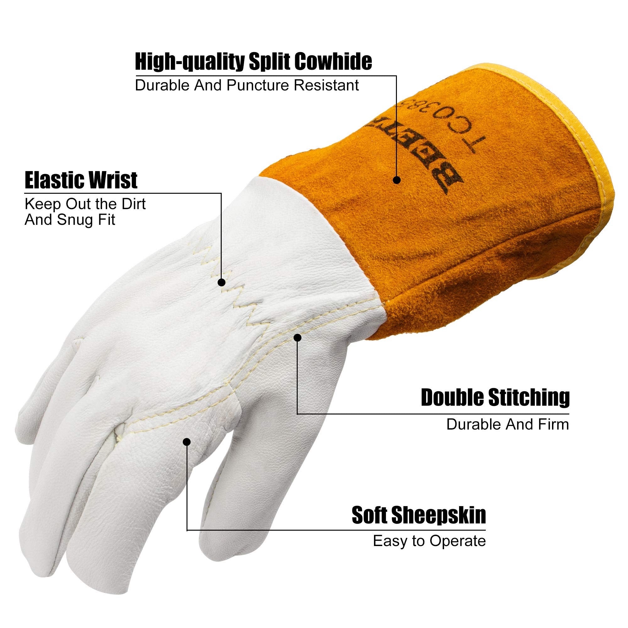 BEETRO heavy-duty warehouse gloves provide reliable grip and abrasion resistance.