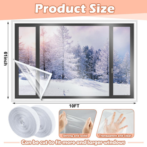Beeveer adhesive hook-loop tape, windproof fasteners for secure temporary installation.