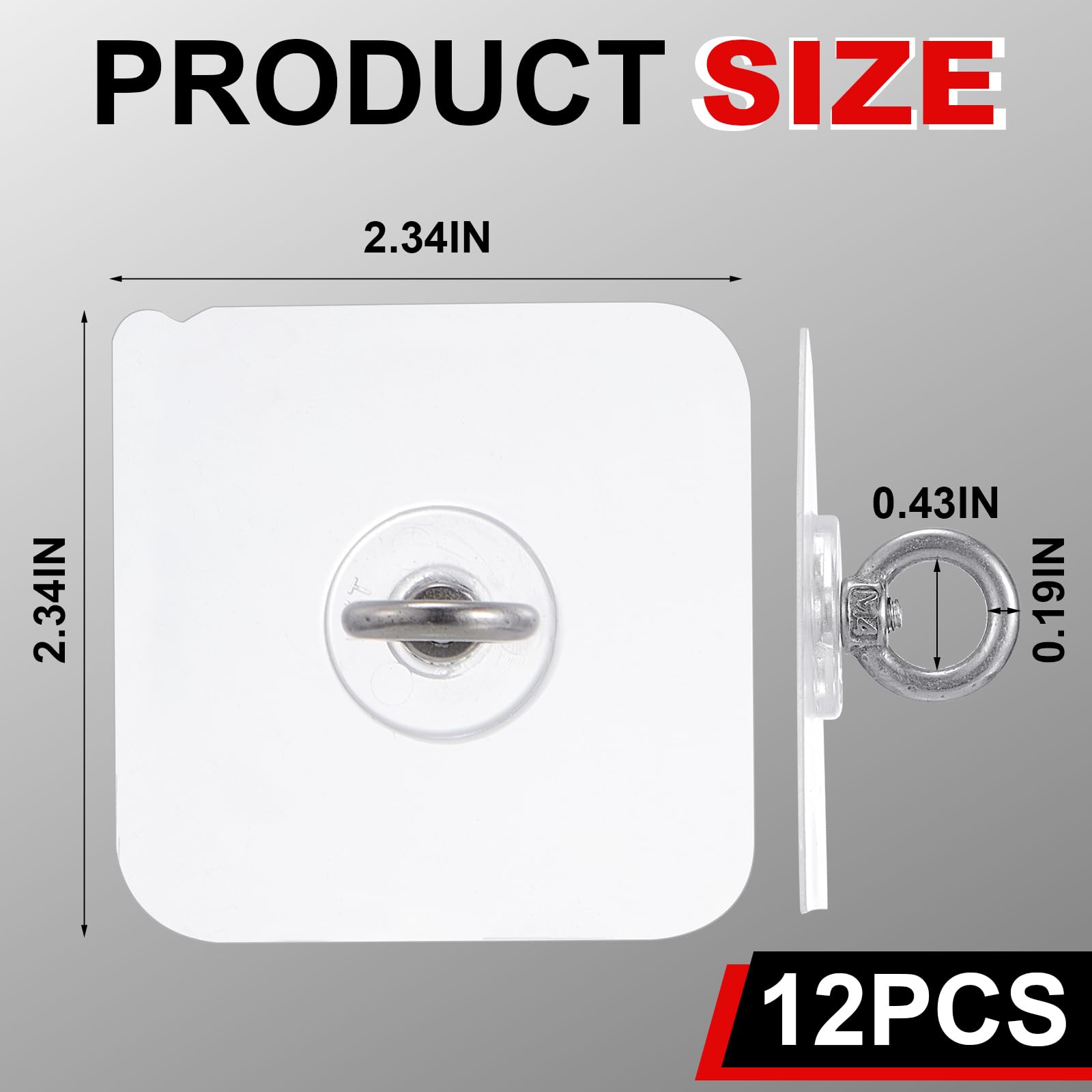 Beeveer heavy-duty stainless steel wall hook suitable for plants or decor.