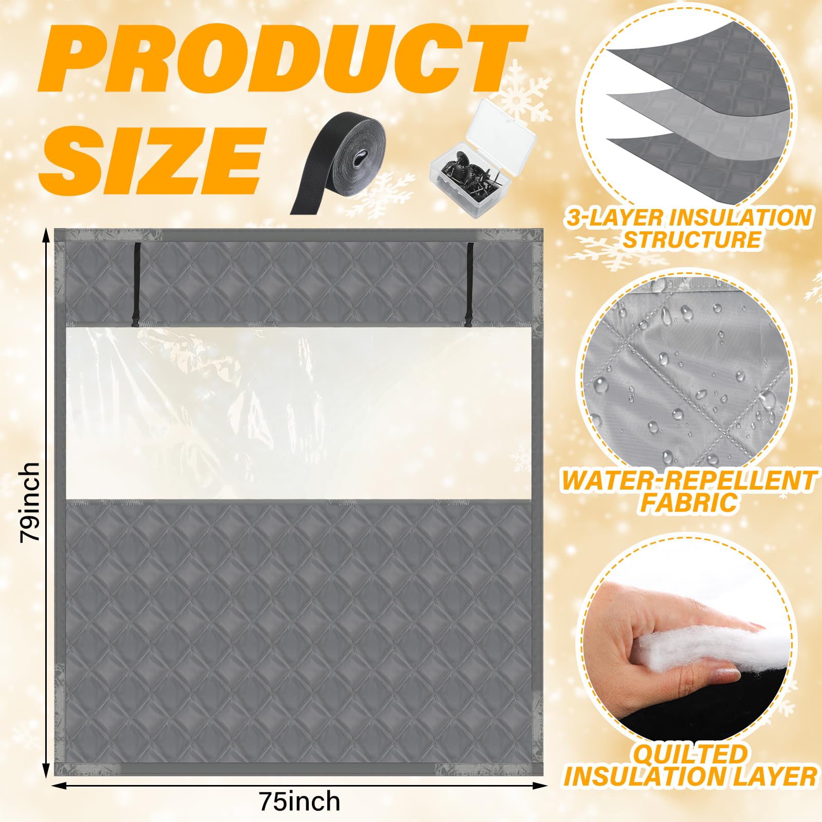Beeveer Oxford cloth insulation with inner quilting showing durable weatherproof layer